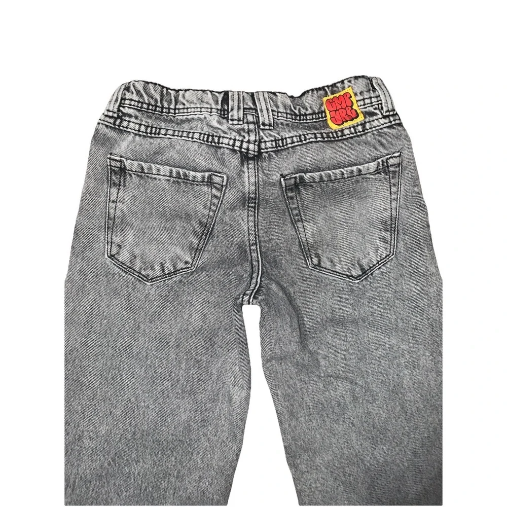 Empyre Jeans Loose Fit Grey Scramble Skate Kids 24 Baggy Skater Streetwear Punk
